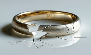 A broken wedding band
